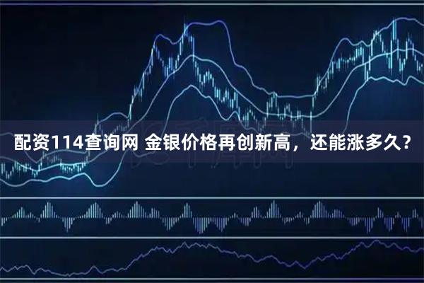 配资114查询网 金银价格再创新高，还能涨多久？
